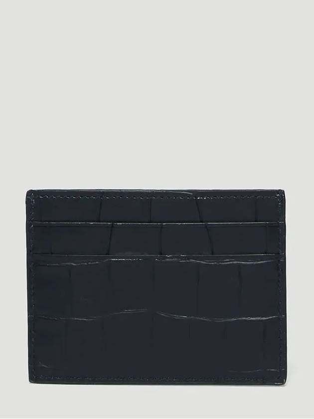 Cash Cash Logo Crocker Effect Leather Card Holder - BALENCIAGA - BALAAN 3