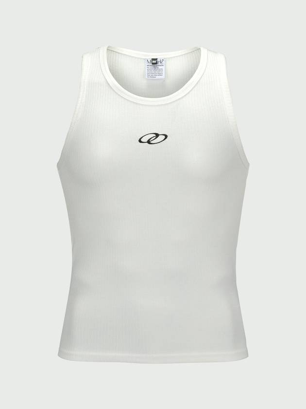 Unisex M Double Loop Logo Sleeveless White - MAVRK - BALAAN 1