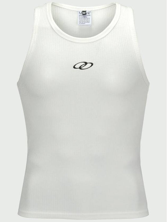 Unisex M Double Loop Logo Sleeveless White - MAVRK - BALAAN 2