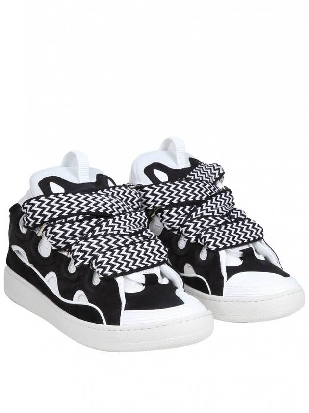 Lanvin Sneakers In Leather, Fabric And Suede - LANVIN - BALAAN 2