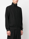 Striped Refined Wool Track Jacket Black - Y-3 - BALAAN 3