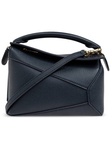 Loewe Puzzle Mini Handbag, Women's, Navy Blue - LOEWE - BALAAN 1