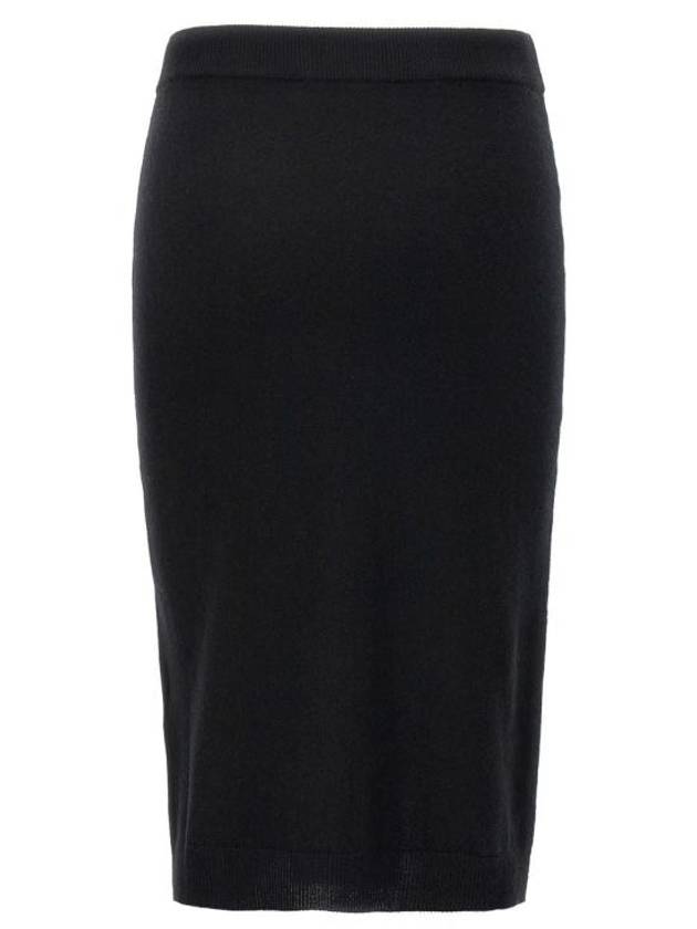 Embroidered ORB Pencil Skirt Black - VIVIENNE WESTWOOD - BALAAN 3