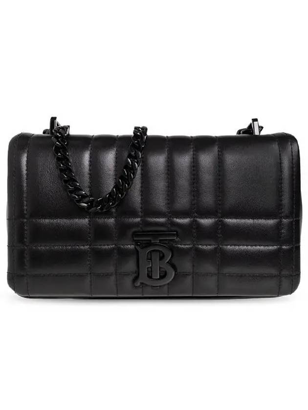 Women's Lola Quilted Small Leather Shoulder Bag Black - BURBERRY - BALAAN 2