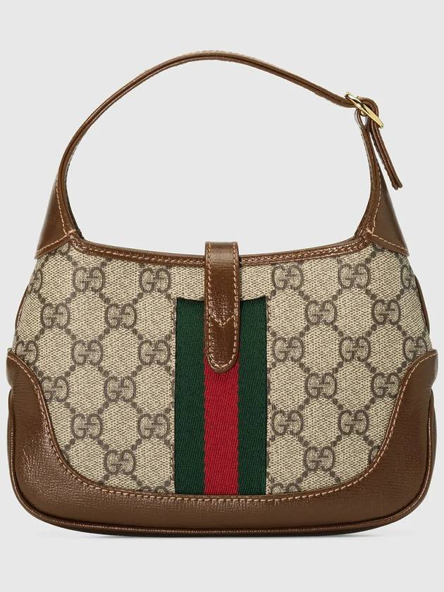 GG Supreme Mini Jackie 1961 Cross Bag Brown Beige - GUCCI - BALAAN 4