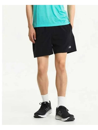 NBNVE4P091 MEN Running 4 quarter Short Pants BLACK - NEW BALANCE - BALAAN 1