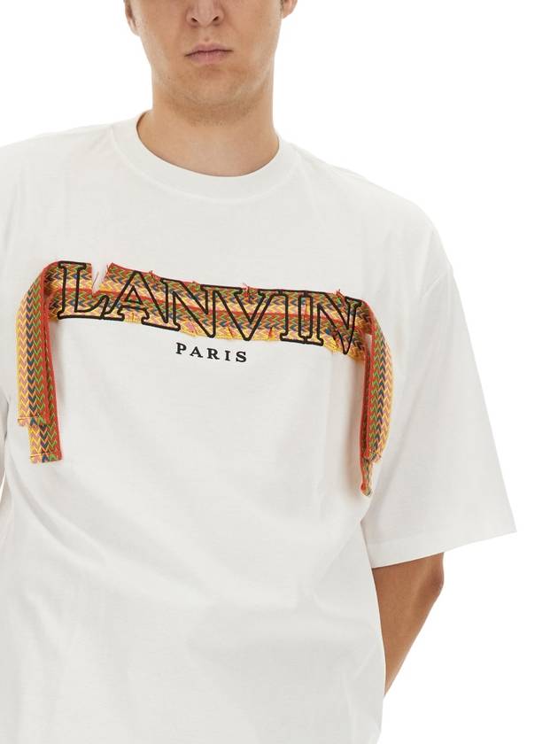 24FW T-Shirt RMTS0026J198A2301 White - LANVIN - BALAAN 5