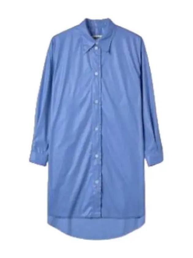 MM6 Classic Shirt Dress Blue - MAISON MARGIELA - BALAAN 1