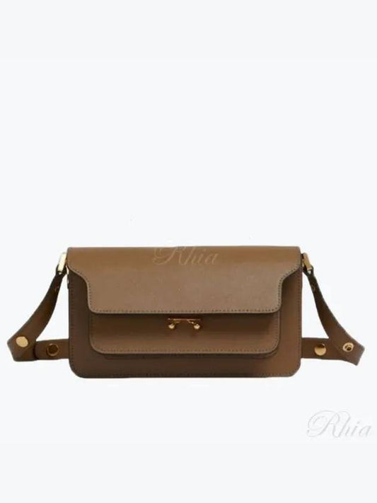 Trunk East West Shoulder Bag Brown - MARNI - BALAAN 2