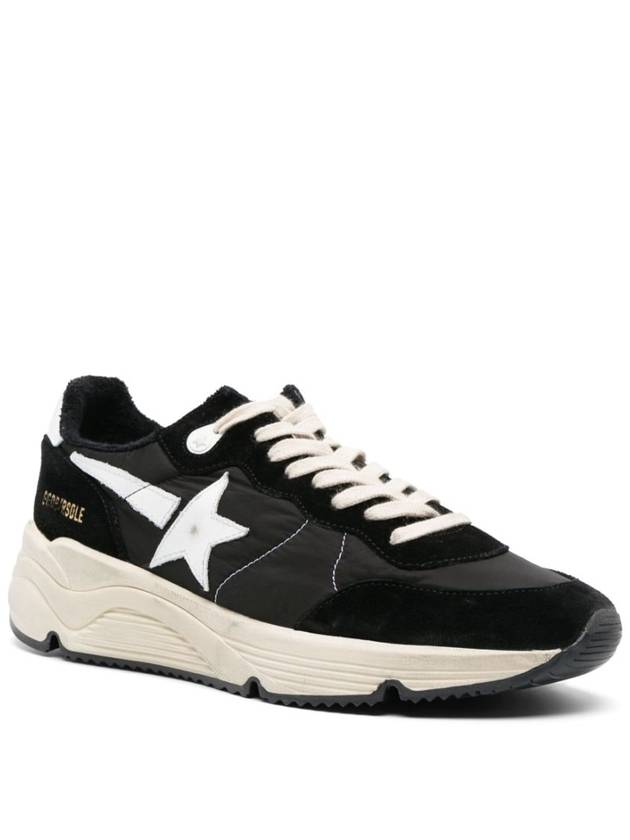 Men's Running Sole Low Top Sneakers Black - GOLDEN GOOSE - BALAAN 3