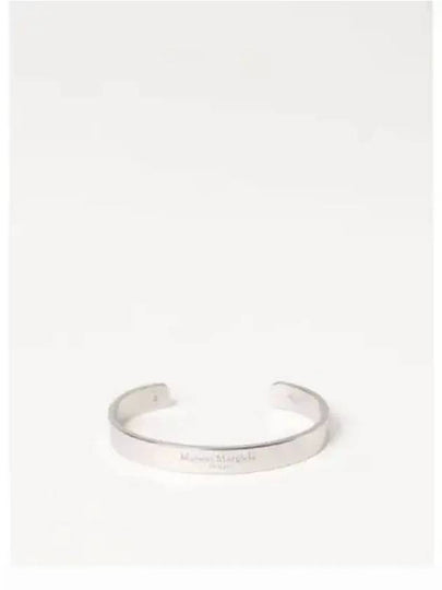 Ingraving Logo Cuff Bracelet Silver - MAISON MARGIELA - BALAAN 2