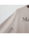 S Max Mara KASSEL logo wool cashmere knit AVORIO 2429366163600 008 - S MAX MARA - BALAAN 5