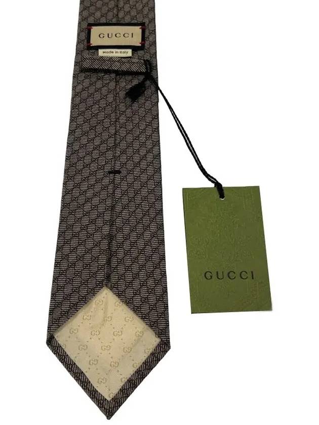 Interlocking G Silk Wool Tie Camel Brown - GUCCI - BALAAN 9