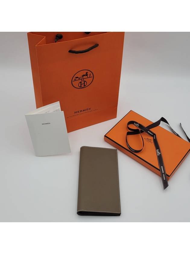 Citizen Twill Long Wallet Swift Etoupe Sun Beige - HERMES - BALAAN 2