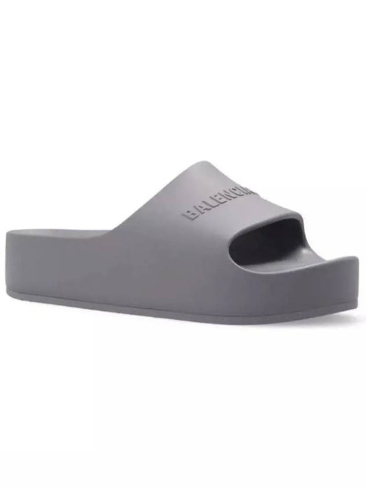 Chunky Platform Slide Slippers Grey - BALENCIAGA - BALAAN 2