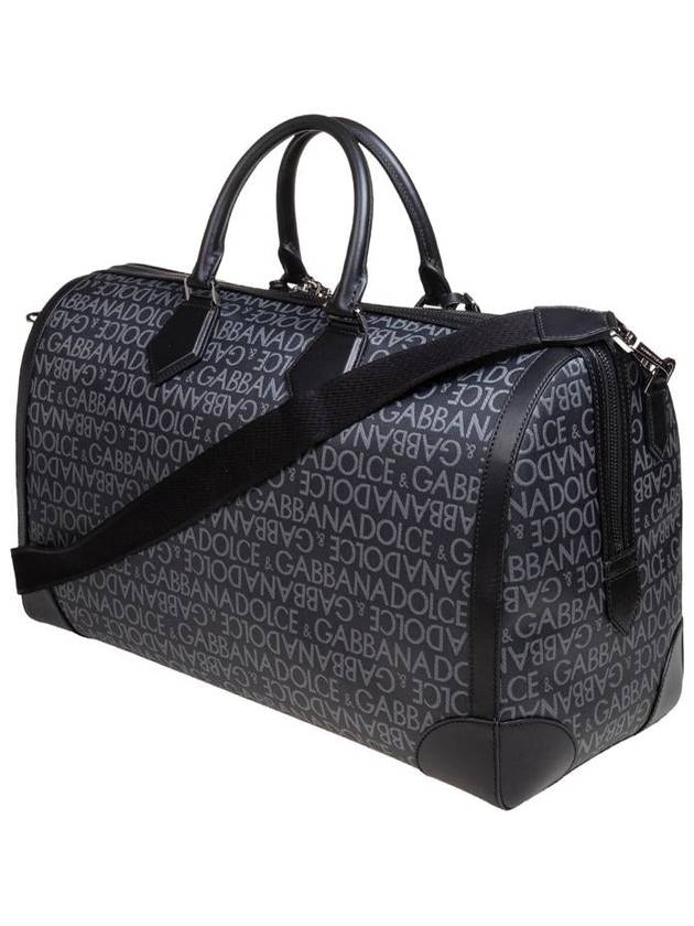 Dolce & Gabbana Duffel Bag In Coated Jacquard - DOLCE&GABBANA - BALAAN 4