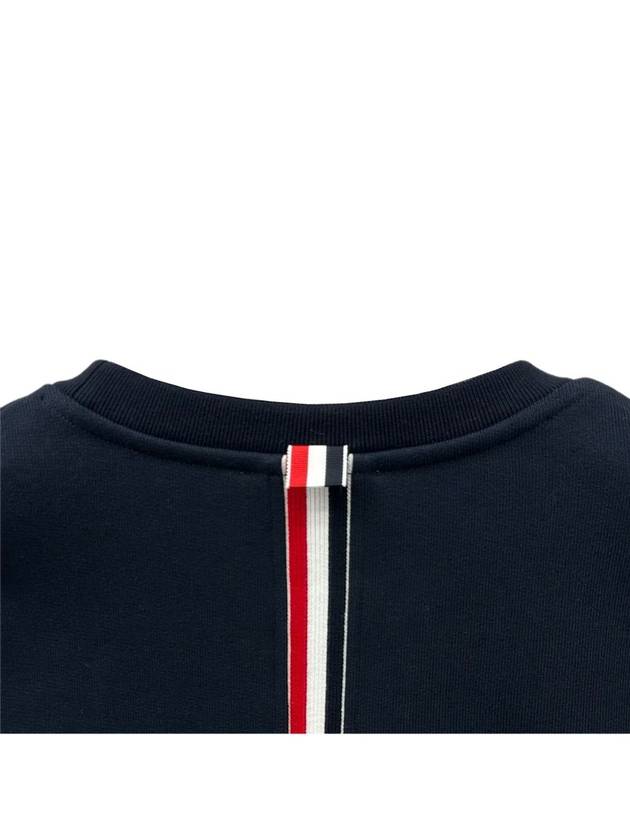 Center Back Stripe Crewneck Sweatshirt Navy - THOM BROWNE - BALAAN 5