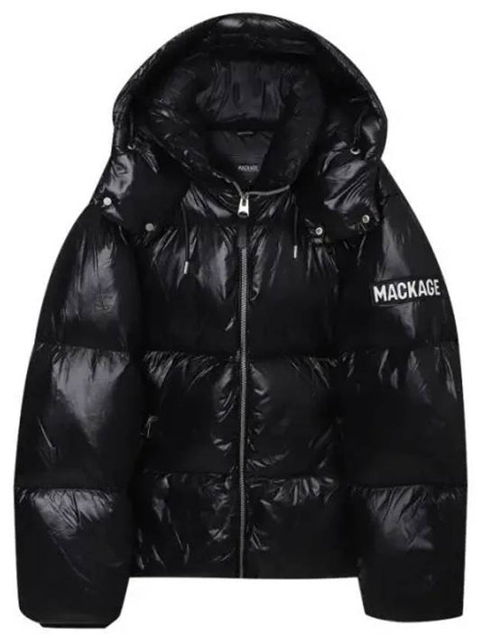 Men's Kent Light Down Short Padded Jacket Black - MACKAGE - BALAAN 2