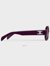 Eyewear Triomphe Acetate Sunglasses Aubergine - CELINE - BALAAN 5