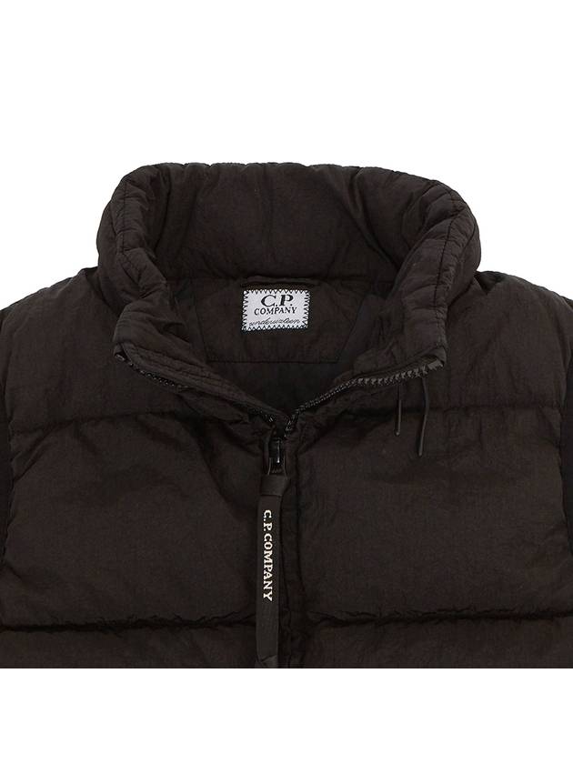 Kids Detachable Hooded Down Vest Black - CP COMPANY - BALAAN 6