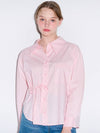 Women's Loose Fit Strap Detail Shirt Pink - OPENING SUNSHINE - BALAAN 3