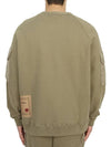 Multi-pocket Snap Crew Neck Sweatshirt Green - TEN C - BALAAN 7