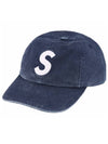 Pigment Print S Logo 6 Panel Cap Navy FW23H108 - SUPREME - BALAAN 1