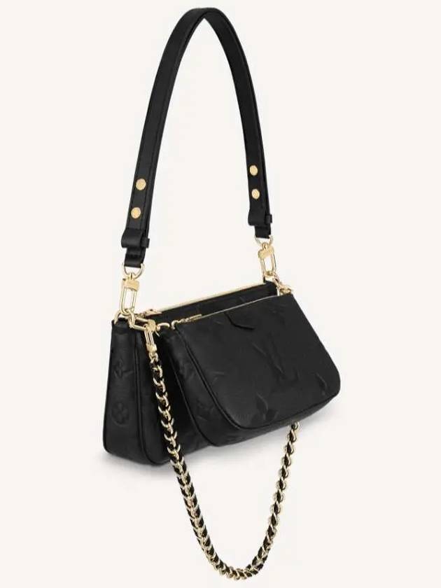 Multi Pochette Accessoires Shoulder Bag Black - LOUIS VUITTON - BALAAN 4