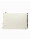 Jeans Micro Monogram Chain Shoulder Bag Ivory - CALVIN KLEIN - BALAAN 1