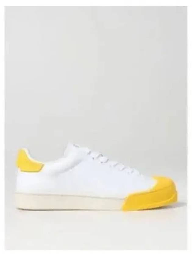 Dada Bumper Low Top Sneakers White Yellow - MARNI - BALAAN 2