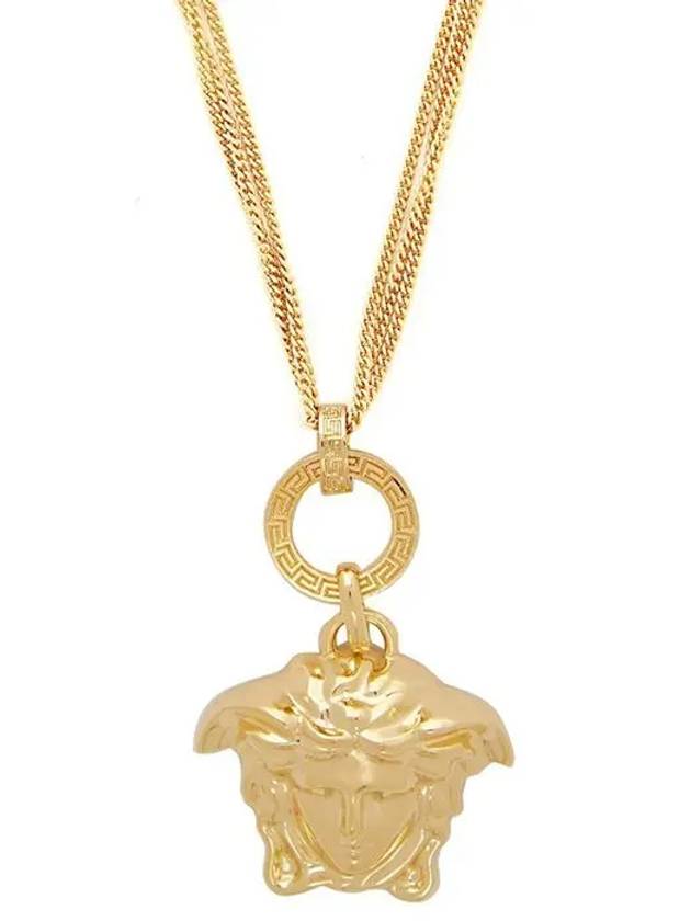 Medusa three chain necklace gold - VERSACE - BALAAN 2