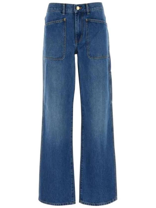 Tory Burch Wide Leg Jeans - TORY BURCH - BALAAN 1