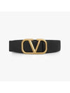 Valentino 5Y2T0Q87 ECU 0NO T0Q87 Garavani V logo gold belt - RED VALENTINO - BALAAN 2