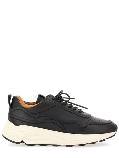 Vinci Leather Low Top Sneakers Grey - BUTTERO - BALAAN 2