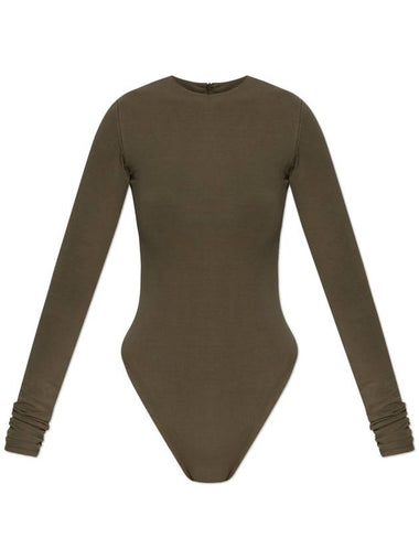 ENTIRE STUDIOS Long Sleeve Bodysuit, Women's, Green - ENTIRE STUDIOS - BALAAN 1