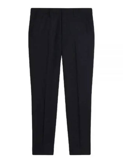 Virgin Wool Chino Straight Pants Black - AMI - BALAAN 2