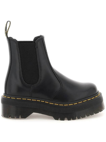 Women's 2976 Quad Chelsea Boots Black - DR. MARTENS - BALAAN 2