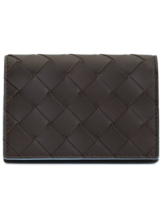 Intrecciato Flab Card Wallet Brown - BOTTEGA VENETA - BALAAN 2