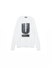 Undercover Men s White 30TH Anniversary U Logo Sweatshirt UCZ9814 - UNDERCOVER - BALAAN 1