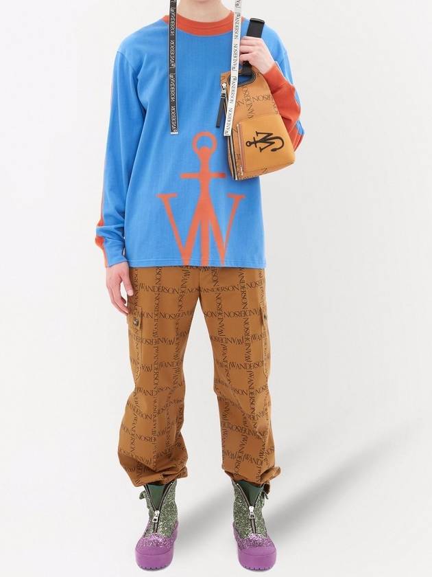 JW Anderson Anchor logo-print color-lock longsleeve - JW ANDERSON - BALAAN 3