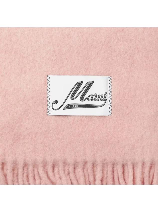 Alpaca Wool Scarf Pink - MARNI - BALAAN 4