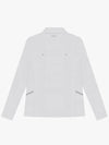 Drew Incision Modified Poly Long Sleeve T-Shirt DF41LT03WHITE - DRUH GOLF - BALAAN 2