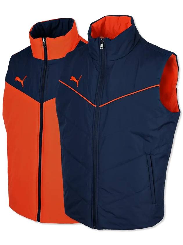 KK Individualize Reversible Padded Vest Navy Orange - PUMA - BALAAN 4