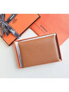 Calvi Duo Card Wallet Brown - HERMES - BALAAN 5