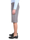 Cashmere Blend Shorts Light Grey - GUCCI - BALAAN 4