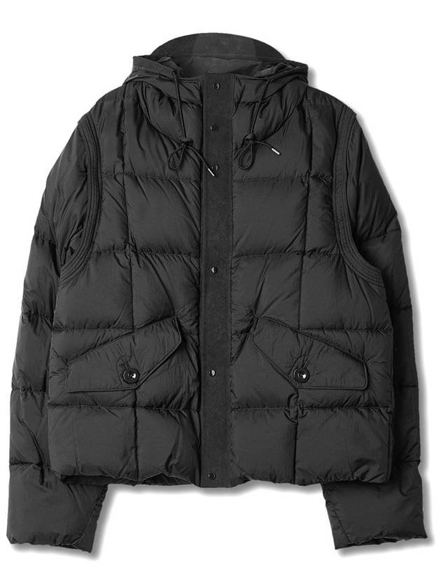 Hurricane Combo Down Padded Jacket Black - TEN C - BALAAN 2