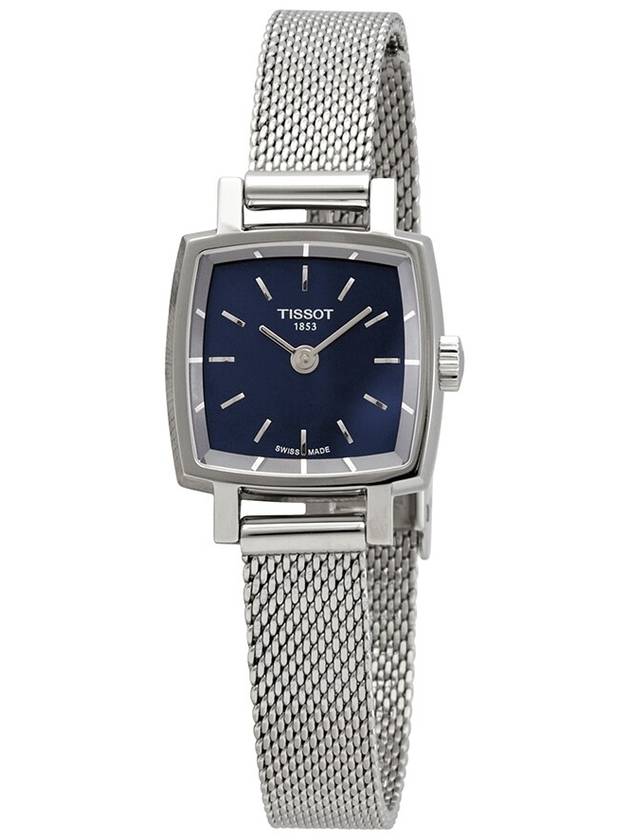 Tissot Lovely Square Quartz Blue Dial Ladies Watch T058.109.11.041.00 - TISSOT - BALAAN 1