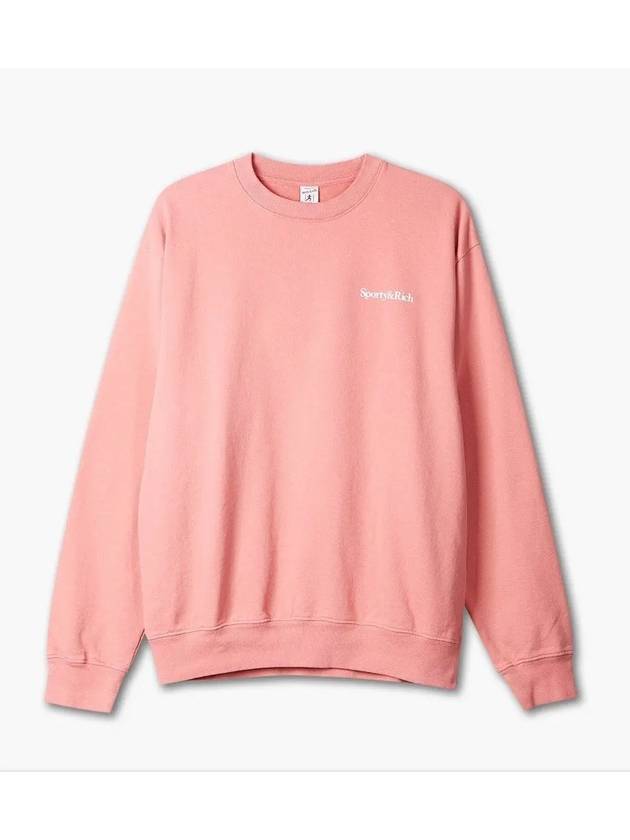 Women s Sweatshirt CR495FL2 FlamingoWhite 813 - SPORTY & RICH - BALAAN 3