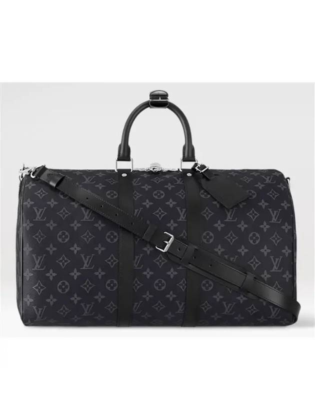 Keepall 45 Bandouliere Monogram Eclipse Duffel Bag Grey - LOUIS VUITTON - BALAAN 2