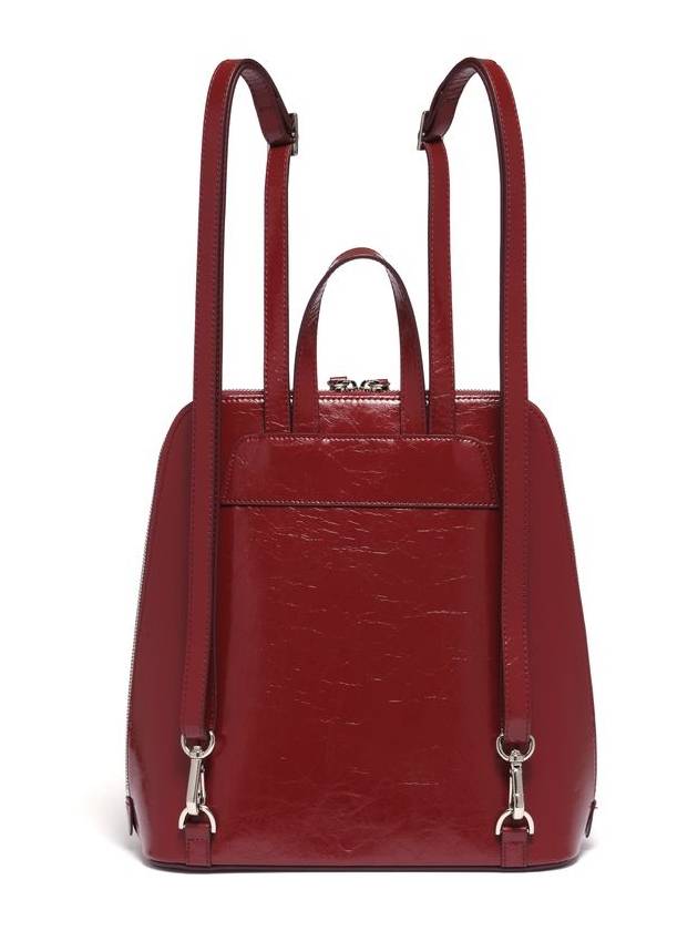 TURTLE LEATHER BACKPACK BURGUNDY - RHEEMIN - BALAAN 4